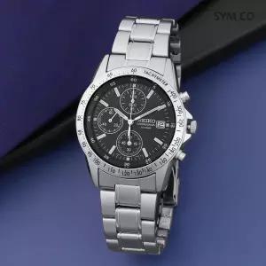 SBTQ041 스피릿 크로노그래피 아날로그 정장 남자 메탈 시계 c