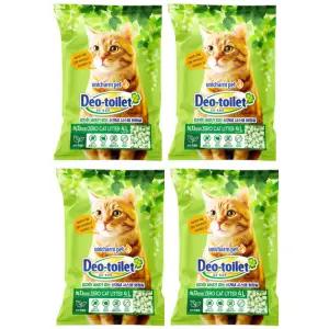 LG유니참 고양이 화장실 모래 감자 제로 그린티 4L X4 BNS