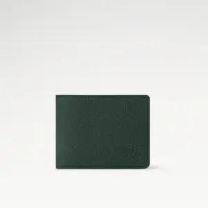 멀티플 월릿 카프스킨 반지갑 M25947 그린