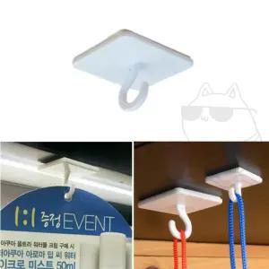 고정형 천장 후크 무타공 걸이 고리 디피용 인테리어 무타공 후크 걸이