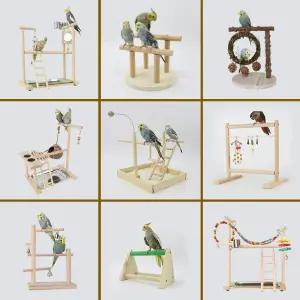 원목 앵무새놀이터 나뭇가지 앵무새 새놀이터 하우스