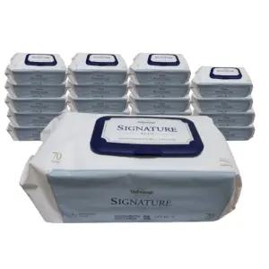 베베숲 시그니처 블루 아기물티슈 캡형 70매 20팩