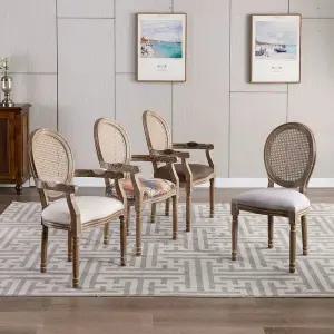 라탄 나무의자 앤틱체어 거실