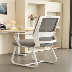 바퀴없는 고정 책상의자 의자 사무실 회의용 메쉬 바퀴없는책상의자 회의실 고정식 기숙사