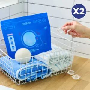 프랭클린 아기 세탁 세제 캡슐 8g 무향 40개 2개