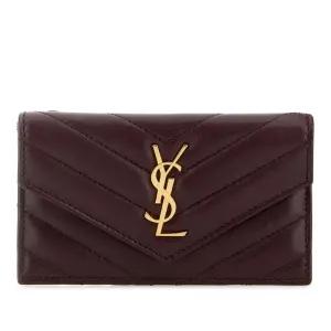 카산드르 로고 스티치 패턴 카드지갑 612808AAA44 6195