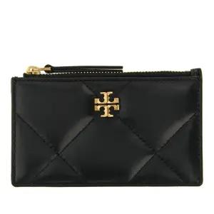 키라 다이아몬드 퀼티드 가죽 지퍼 카드지갑 158629 001