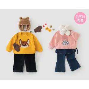 [베베르망] (아동)주디와닉플리스맨투맨(디즈니정품)[티셔츠BFKE342A]