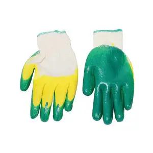 이중코팅장갑 광명코팅 새마을 초록 100조