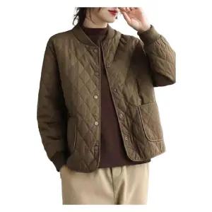 여성경량패딩 숏 빈티지 야구점퍼 4색 루즈핏 가디건 빅사이즈