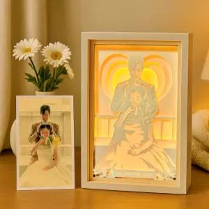 주문제작 무드등 페이퍼아트 커스텀 조명 굿즈 결혼 선물