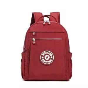 [룽스]미니백팩 학생 여학생 심플 가방 경량 와인