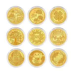 [아시아골드][아시아골드] 라지뷰 24k 순금 골드바 골드코인 0.1g