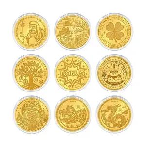 [아시아골드][아시아골드] 라지뷰 24k 순금 골드바 골드코인 0.2g