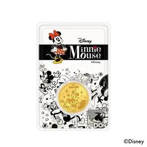 [아시아골드][디즈니] 반짝 미니 마우스 24K 골드코인 0.1g