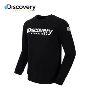 디스커버리 와펜 라운드 맨투맨 티셔츠 남녀공용