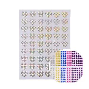 민쓰마마 반짝이 하트 별 스티커 10매 여행가방꾸미기