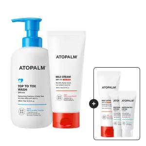 아토팜 MLE크림 160ml + 탑투토워시 460ml GIFT) 수딩젤20ml*2+엠엘이로션60ml
