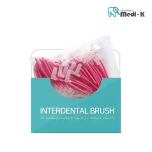 [메디케이] 국산 치간칫솔 L형 50p SSSS(0.4mm)