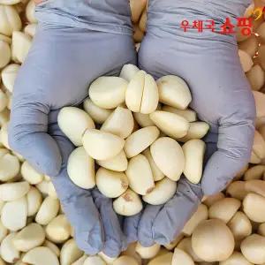 [우체국쇼핑] 25년 무안 황토골 국산 깐마늘 1kg ( 소 , 대 )