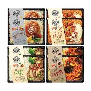 온더고 스테디혼합8(함박2,통모짜치즈2,우삼겹불고기2,볶음짬뽕밥2)