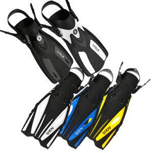 스노클링 숏핀 오리발 리브블루 아쿠스