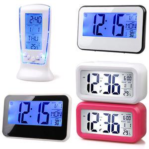 디지털 탁상시계/알람시계/전자/무소음/인테리어 자명종/타이머/온도/스마트/자동센서/탁상용 책상/휴대용