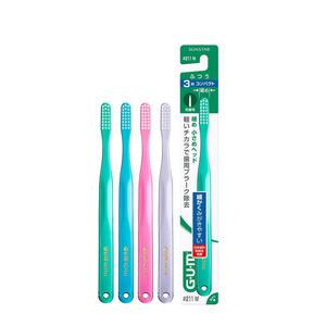 GUM 검 치과 일반 클래식 3줄모 칫솔 (211) 6개 12개 24개