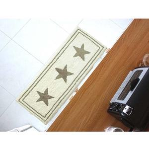 [유니온카페트]리얼코튼Mat 스타 40x110cm (자연소재 면 물흡수OK 인도산 주방매트)