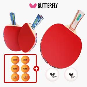[정품 공식] 버터플라이 탁구라켓 아도이 쉐이크 펜홀더 중펜 모음 + 오로라 탁구공6입