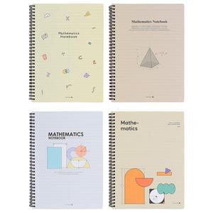 모닝글로리 4500 중고등 하드커버 수학 스프링공책 노트