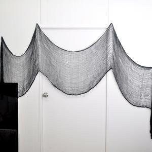 럭셔리 거미줄 그물 장식 블랙 할로윈 파티 장식 소품