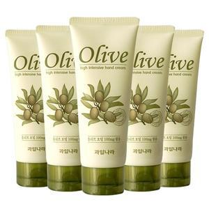 [과일나라]올리브 인텐시브 핸드크림 100ml x 5개