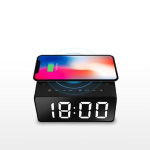 블루투스스피커 고속 무선충전기 LED시계 겸용 3341