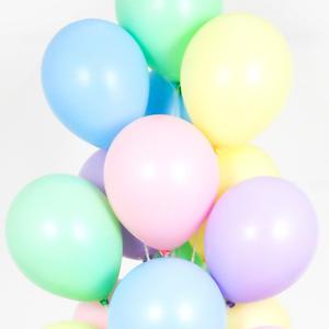 30cm매트파스텔(혼합)50개입 파티 풍선 생일