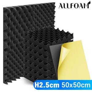 계란판 스펀지 방음재 흡음 녹음실 연주실 음악학원 극장 노래방 소음방지 스펀지 25T 0.5x0.5(m)