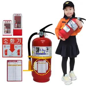 삼우산기 국산 소화기 3.3kg ABC 분말 소화기 가정용 산업용 업소용 KC인증 국가검정품 자석식 점검표 + 스티커 증정 로케트코리아