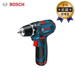 BOSCH 충전드라이버 GSR10.8-2-LI 리튬 배터리2개 2.0AH 보쉬 드릴 드릴드라이버 경량
