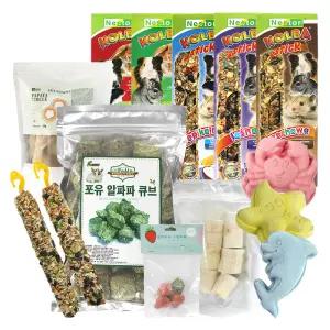 햄스터 토끼 천연이갈이 종류 다양 -설치류 이갈이용품 /미네랄스톤