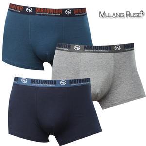 남성 학생 청소년 주니어 면스판 기능성 속옷 사각 드로즈 팬티 3매 258