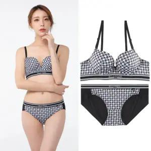 [롯데백화점]예스 하운드투스 체크 헴팬티 세트 YSWBW917YSWPW918