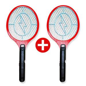 강력한 투버튼 전기 모기채 모기퇴치기 해충 벌레 파리채 전자모기채