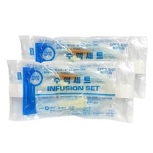한국백신 수액세트 무침 25개입 203 수액셋트W/O