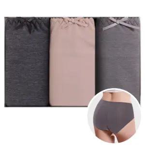MR 인팅누디 위생 팬티 / 3매입 햄라인 여성 여자 속옷 생리