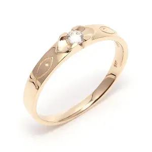 [비앤비골드] 14K/18K 반지 물고기 골드링 여성금반지 RCS2905