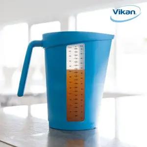 [바이칸] 내열 컬러계량컵 2L 대용량 제빵 음식 조리 가벼운재질