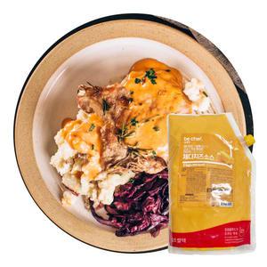 지케이푸드 동원 체다치즈소스 2kg 딥핑소스 치즈 버거용 대용량 업소용