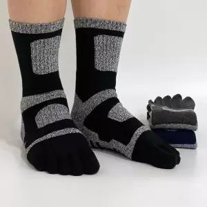 SM 두꺼운 남성 등산 스포츠 발가락양말 3켤레 중목 장목 작업 무좀 항균 양말