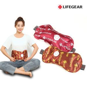 LIFEGEAR 충전식 온수 찜질기 온수찜질 등 배 전기 핫팩 목 무릎 어깨 배 손찜질 벨트형 핫팩 생리통 허리통증 어깨 무릎 등 전신 전기 온열 찜질팩
