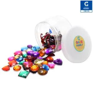 (가베가족)KS5697 플랫보석칩 베이직